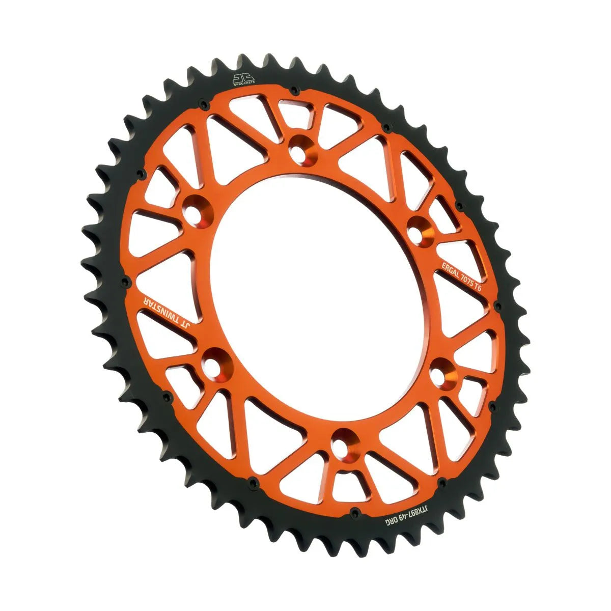 JT Sprockets Hybrid-Kettenrad – 520, 49 Zähne