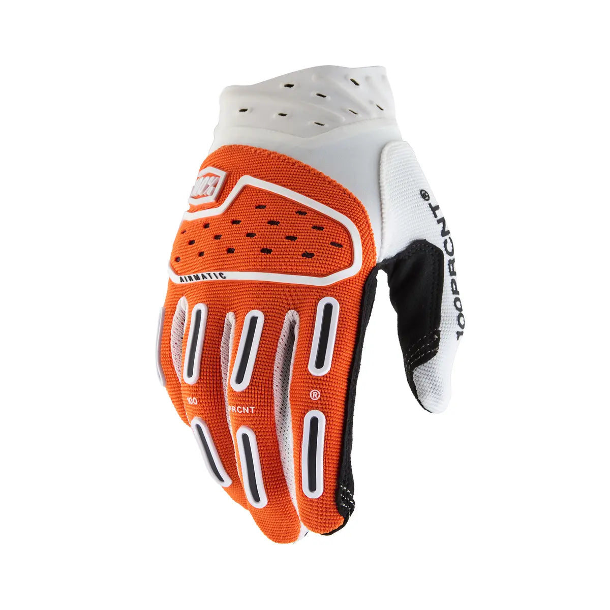100 % Airmatic 2 Handschuhe – Schwarz/Orange/Weiß