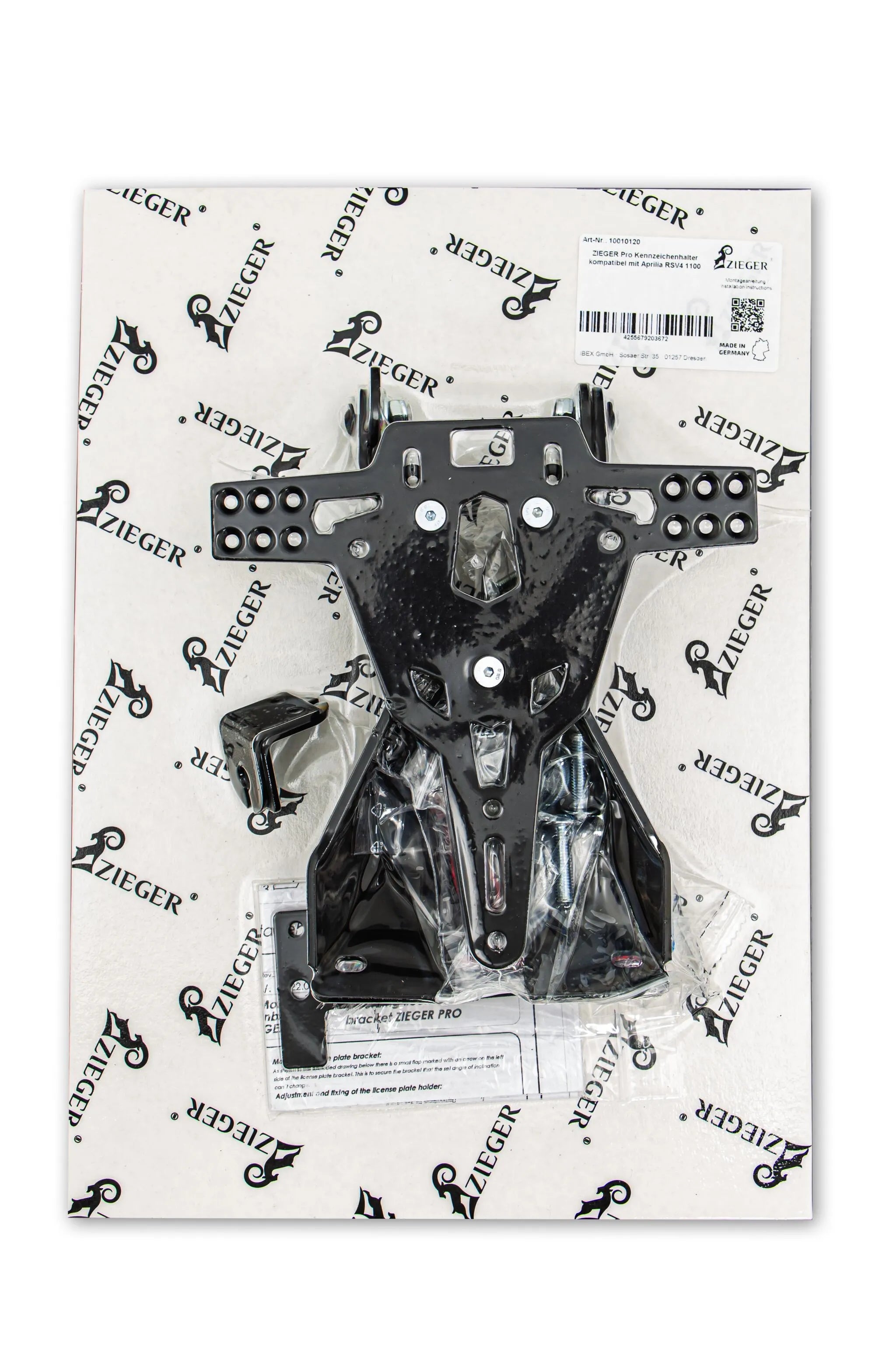 Zieger Pro Kennzeichenhalter Typ A