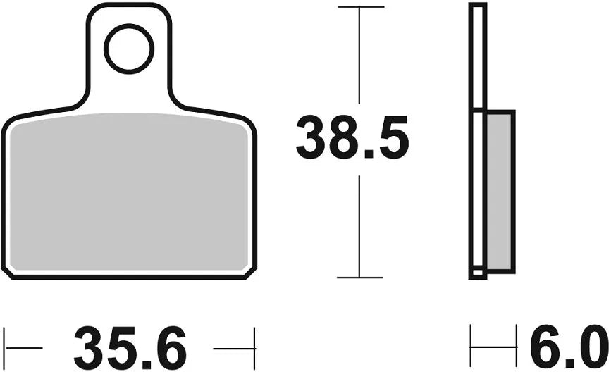 SBS RSI Bremsbeläge für hohe Leistung