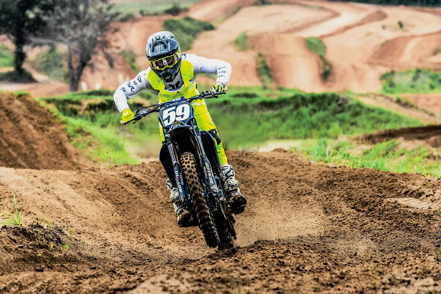 Thor Sportmode Riot Jersey – Schwarz, Neongelb, Hellgrau, Weiß