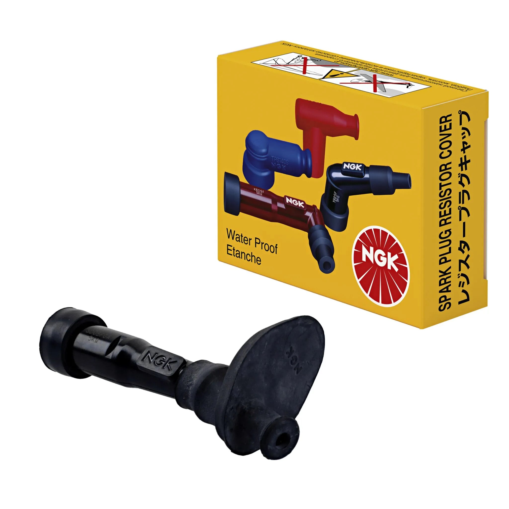 NGK Zündkerzenstecker – gerade, schwarz