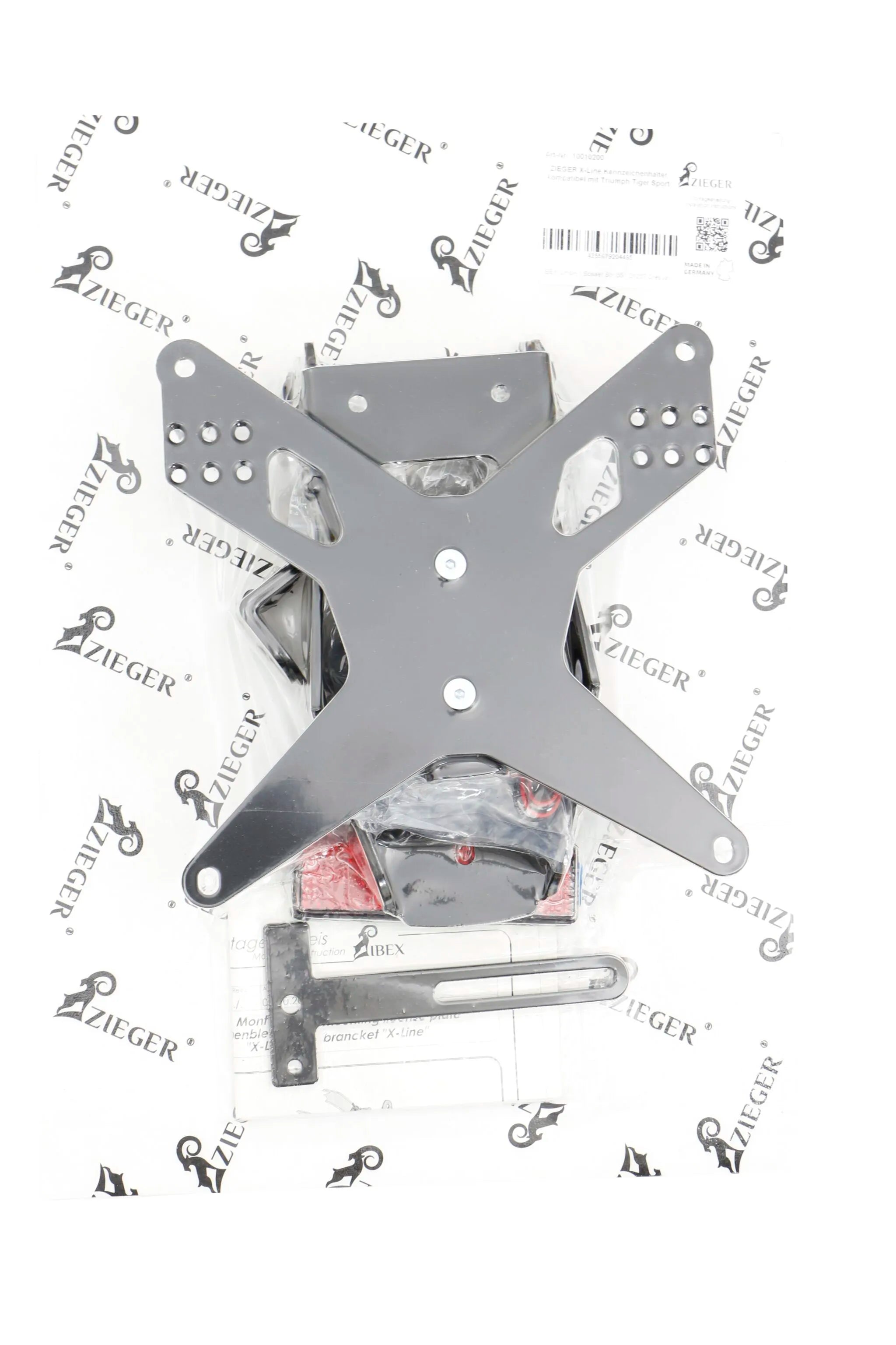 Zieger X-line Kennzeichenhalter Typ E