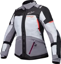 Alpinestars Stella Andes V4 Drystar Damen-Textiljacke - Schwarz/Grau/Koralle