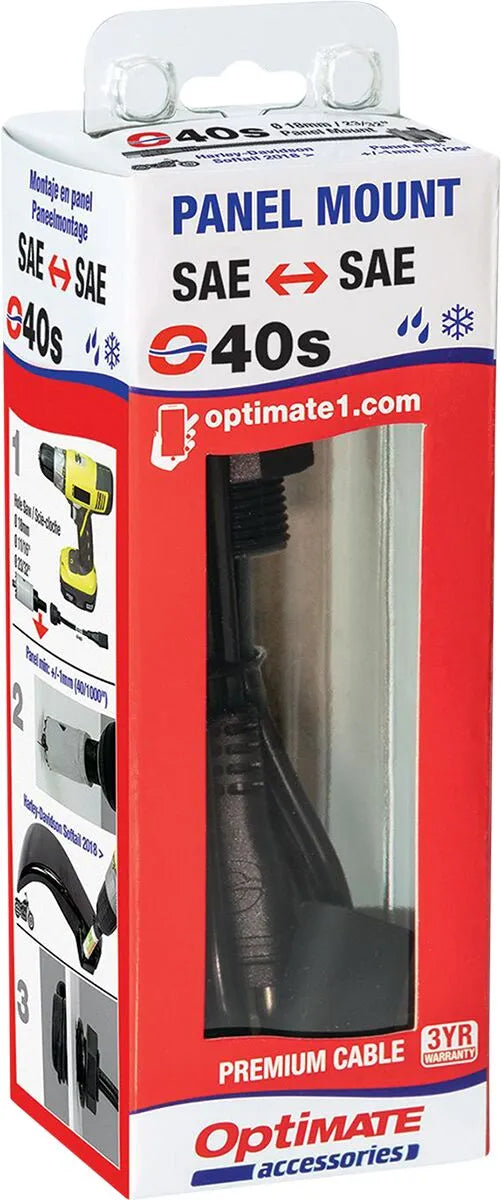 Tecmate Optimate SAE Einbausteckdose