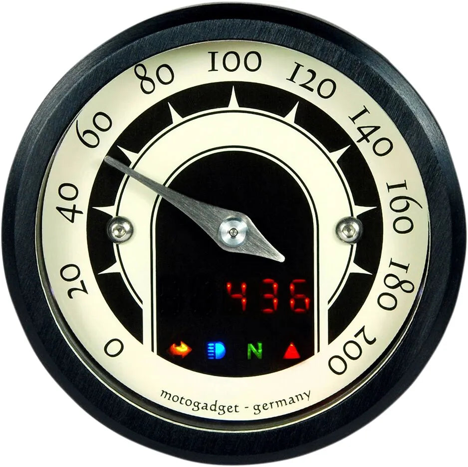 Motogadget MST Tachometer – Analoger Retro-Stil