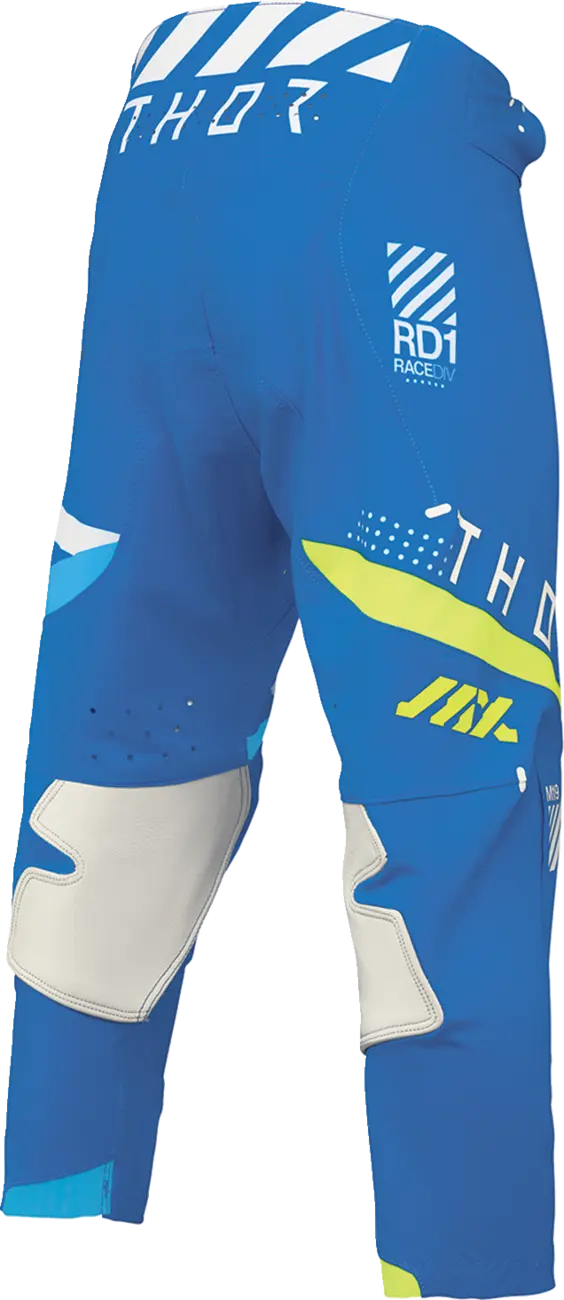 Thor Youth Sportmode Synth Hose – Blau/Weiß/Gelb